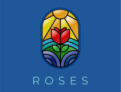 ROSES branding design illustration logo
