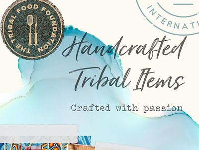Handcarfted Tribal Items branding design graphic design