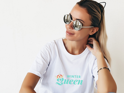 Winter Queen T-shirt branding custom design design graphic design illustration t shirt design vector