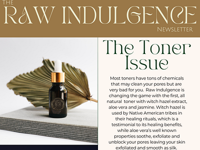 Raw Indulgence Newsletter