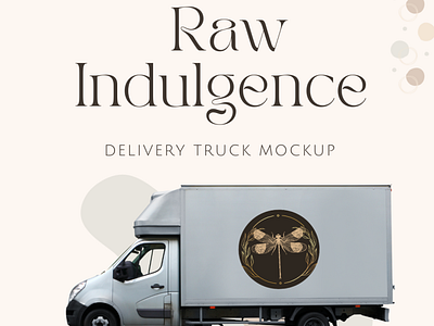 Raw Indulgence Delivery Truck Mock branding custom design design graphic design