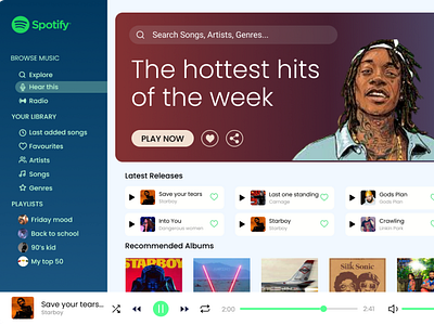 Spotify redesdign