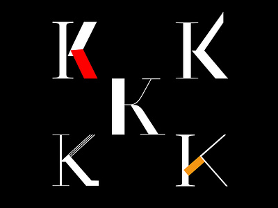 K K K K K letter a letter a day abstract art color design digital art experimental typography font design graphic design k letter letter design minimalism monogram typography vector