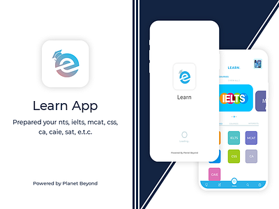 Learn App. app design graphic design logo ui ux