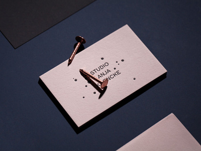 Studio Anja Kroencke biscuit branding business cards nyc