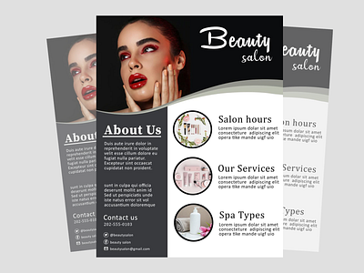 Professional Flyer Design For Salon