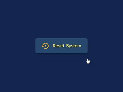 Reset System Interaction ae after effects animation icons illustrations microinteractions motion graphics ui ux vector