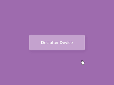 Declutter Device ae after effects animation icon icons microinteractions motion graphics ui ux vector