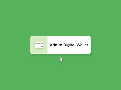 Digital Wallet - Hover animation branding icon icons illustration microinteraction microinteractions ui ux vector