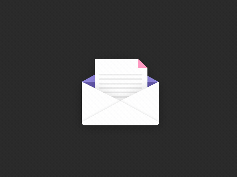 You've got mail! ae animation illustration