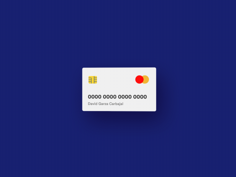 Credit Card after effects illustrations microinteractions motion graphics