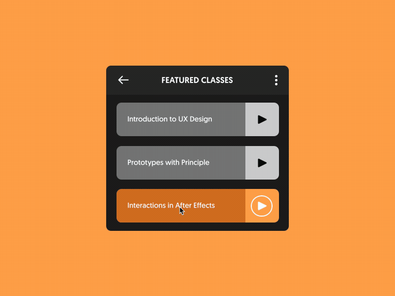 Colorful Hover States microinteraction principle ui ux