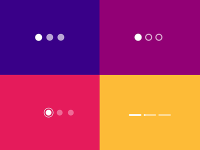Page Control Indicator — Transitions Collection ae after effects animation microinteractions pagination principle ui ux