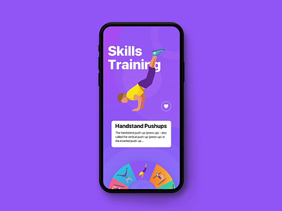 Training Program Interaction ae animation app branding design icon illustration microinteractions minimal motion graphics principle type typography ui ux vector web website