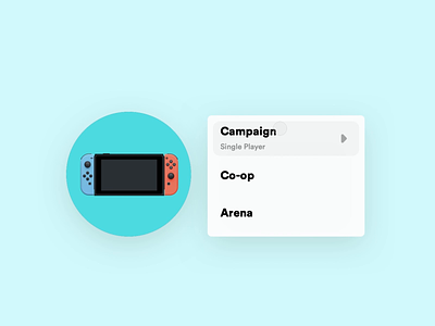 Nintendo Switch Menu ae after effects aftereffects animation dashboard design illustration illustrations microinteractions motion graphics nintendo nintendo switch players principle search switch typography ui ux videogame