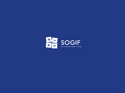 SOGIF ACCOUNTING FIRM 3d 3d logo design animation branding design flate illustration logo motion graphics ui