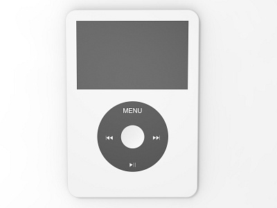 iPod Rendering design illustration industrial design product product design