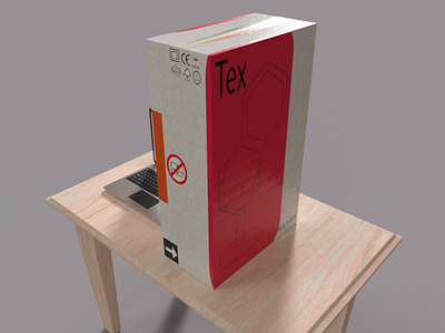 Tex- Table lamp Packaging design