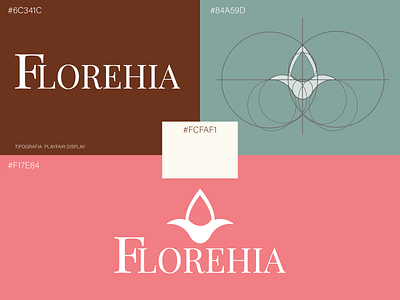 FLOREHIA-LOGO DESIGN branding design graphic design logo typography