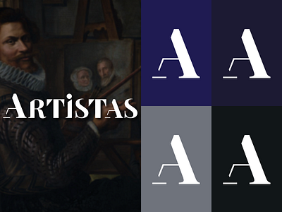 Artistas art artistas branding design graphic design logo vector