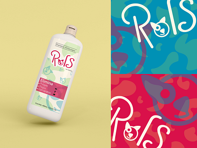 Rols - Shampoo para perro branding design graphic design logo mockup rols vector