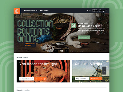 Collection of Boijmans Van Beuningen art collection culture museum new rotterdam ui web website