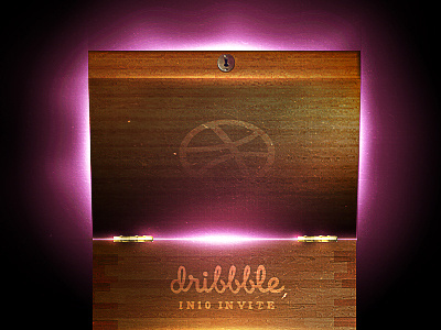 Dribbble IN10 invites glow in10 invite invites keylock lock texture wood