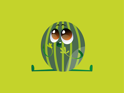 Surprised watermelon