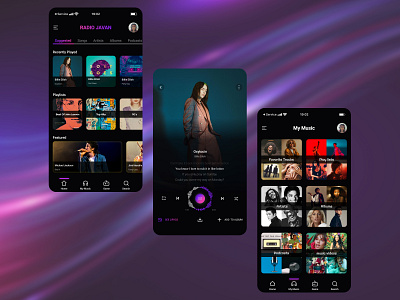 Radio Javan App Redesign🔥