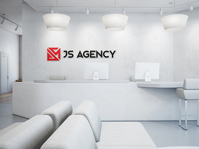 Js Agency - Logo black flat graphic jsagency logo logomarca red work