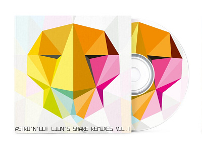 Lions share remixes 2CD set illustration vector