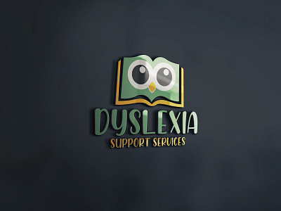 DYSLEXIA design icon logo