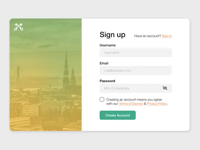 Sign Up Form 2d adobe photoshop adobe xd branding create account dailyui dailyui001 design flat form graphic design log in registration sign up ui ux web website