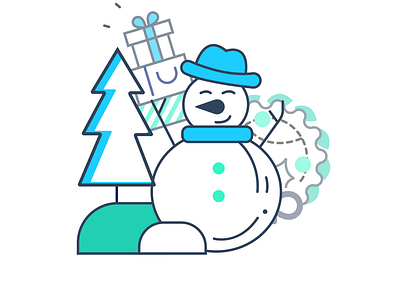 Happy Christmas design graphic design icon icons illustration vector