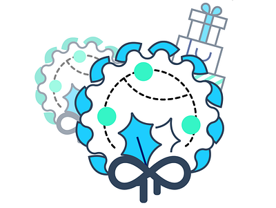 Happy Christmas icons design graphic design icon icons illustration vector