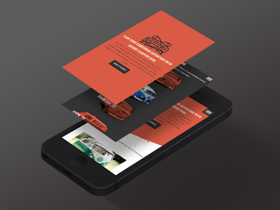 Mobile Scooby Campers adaptive app apple campers design ios7 ipad orange responsive retro rwd scooby