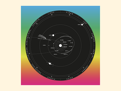 SPECTRA colour concept design illustration layout minimal poster type typography