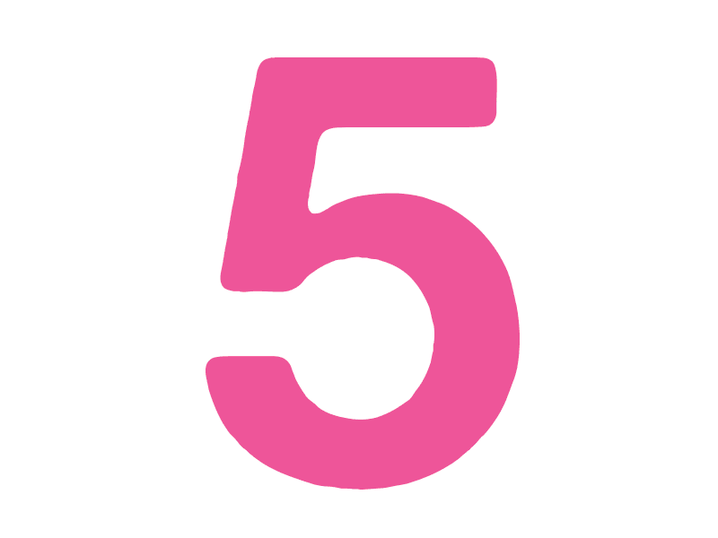 5 years in the making. 5! dribbble is