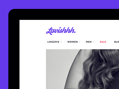 Lavishhh abstract colour design foundation grid layout purple responsive rwd ux website