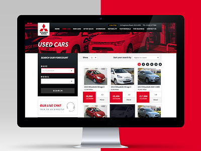 Cars for sale. cars concept design hull layout sale ui website