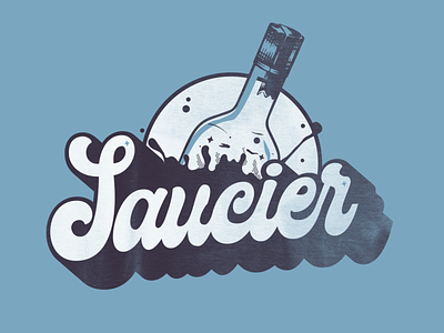 Saucier — Merch design grid illustration layout logo minimal poster type website