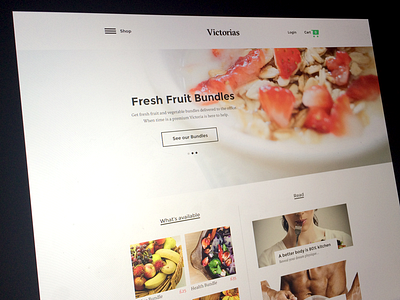 Victorias design e commerce fullsize grid image layout minimal shop type