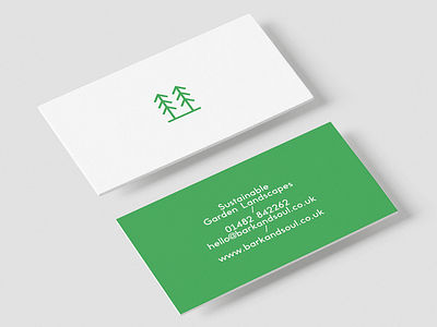 Bark business cards design identity mark minimal symbol visual