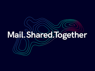 Mail. Shared. Together brand carrier concept mail shared terrain together website