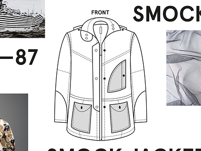 Smock Jacket — 87 apparel camo clothing concept design jacket military smock