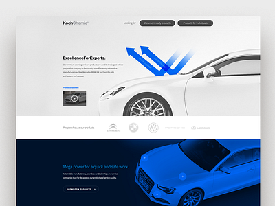 Oldie car design helvetica landing layout minimal neue page products