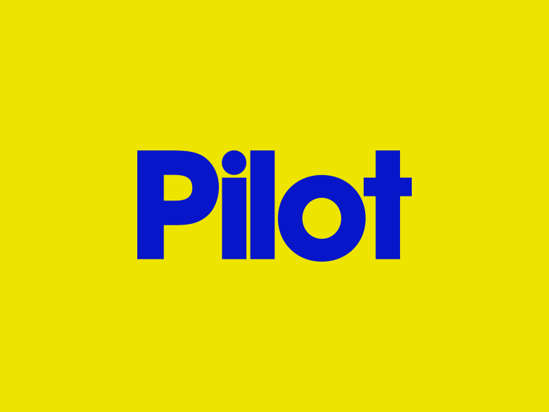 Madebypilot brand design identity layout logo logotype mark pilot