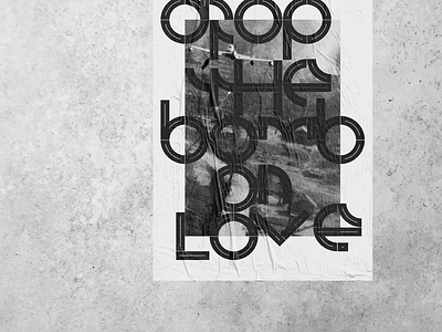 DTBOL concept design grid layout minimal poster type typography
