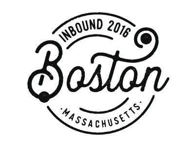 INBOUND16 T-Shirt Design boston inbound logo shirt texture typography