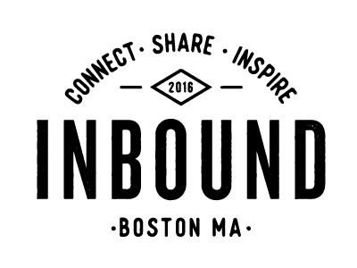 even more INBOUND stuff! boston inbound logo shirt texture typography